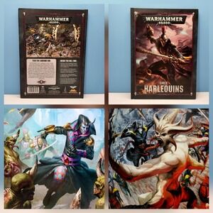 Warhammer 40k Harlequins Codex 8th Edition 2018 Hardcover VERY GOOD